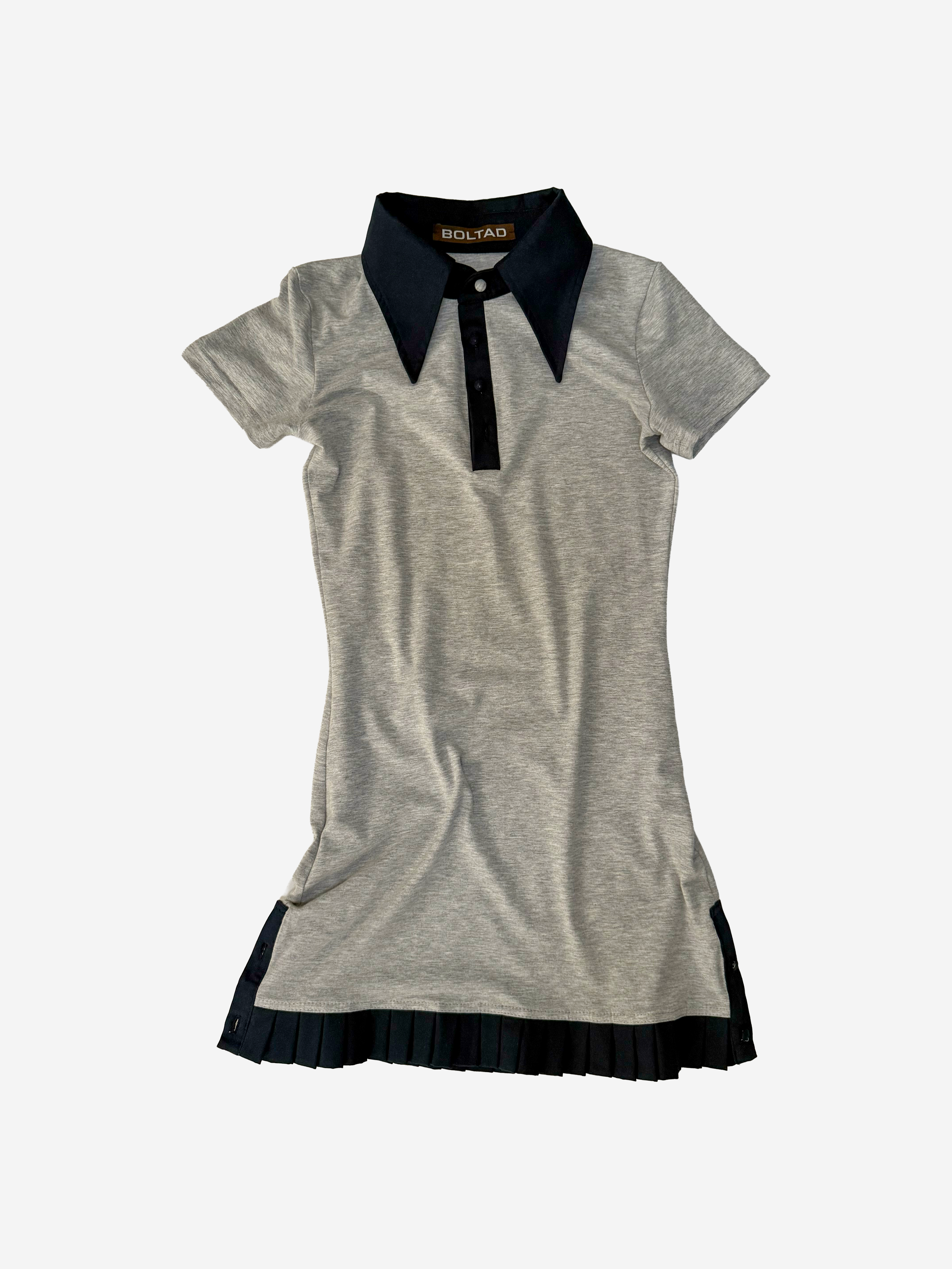 Collie Dress Grey and Navy