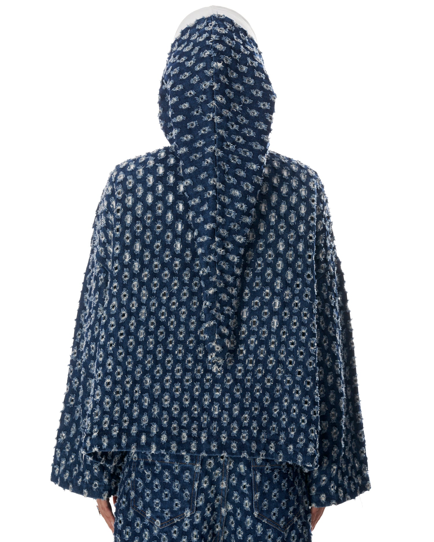 Agujeritos Spikey Denim Hoodie
