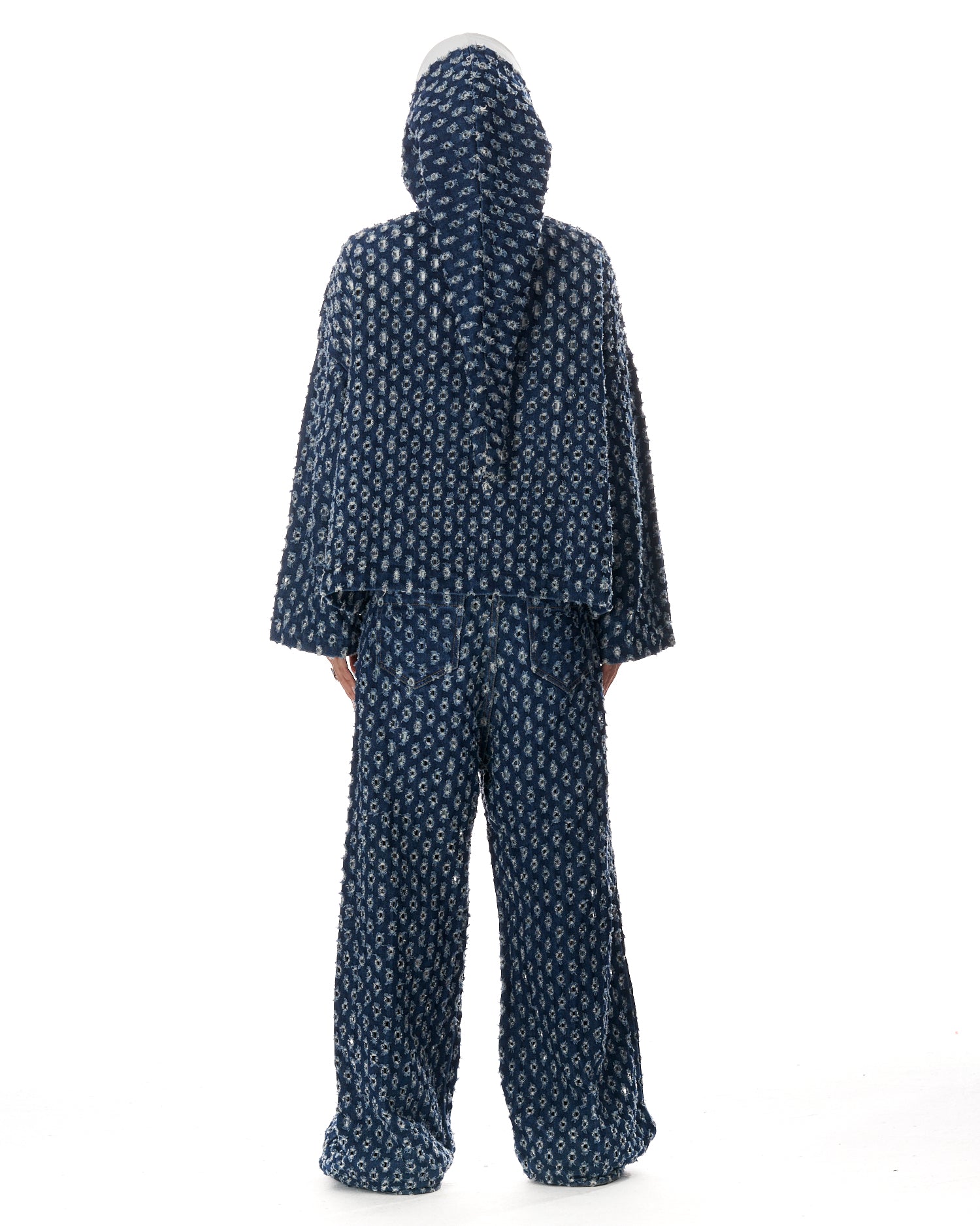 Agujeritos Spikey Denim Hoodie