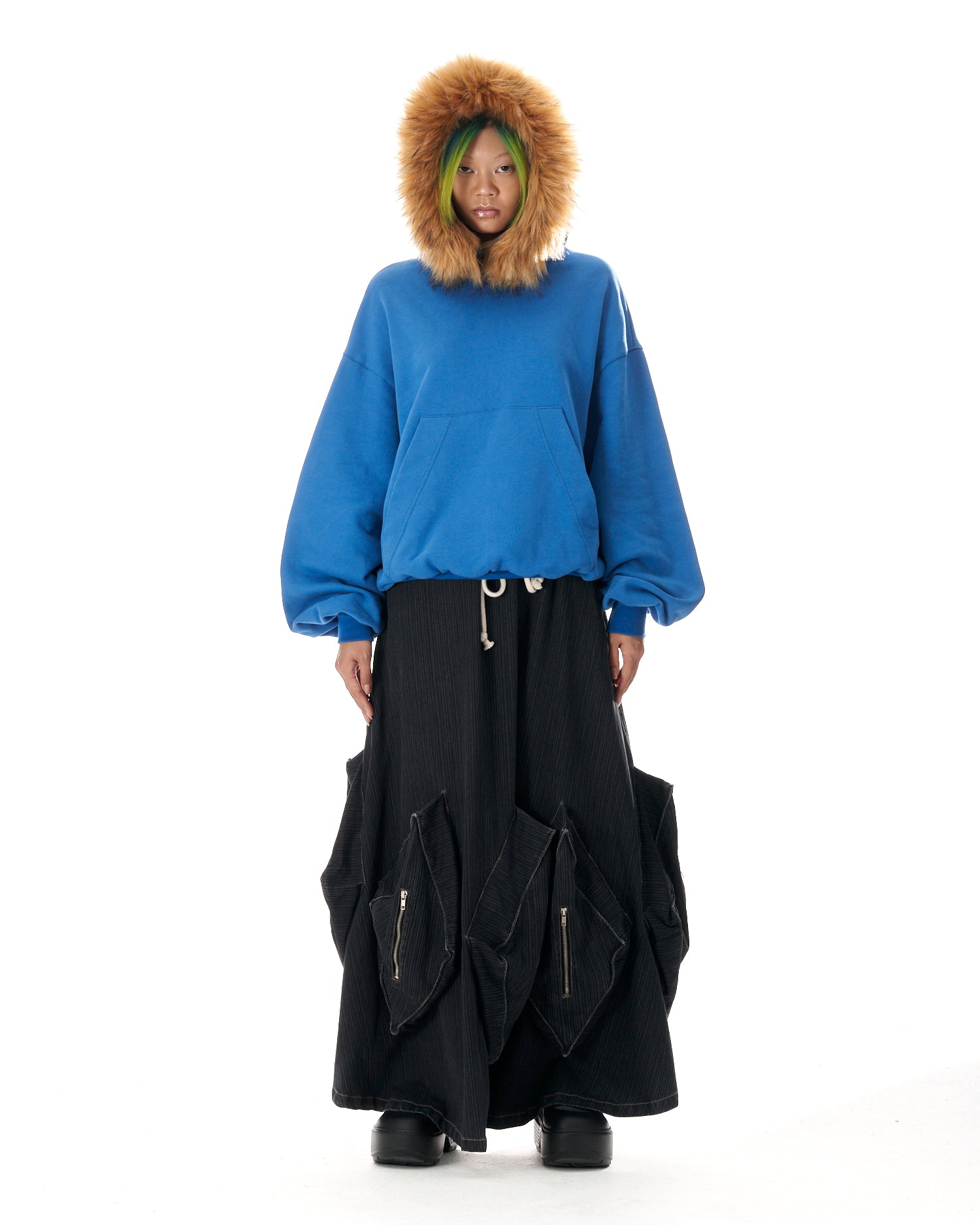 Sleepy Bear Hoodie Blue