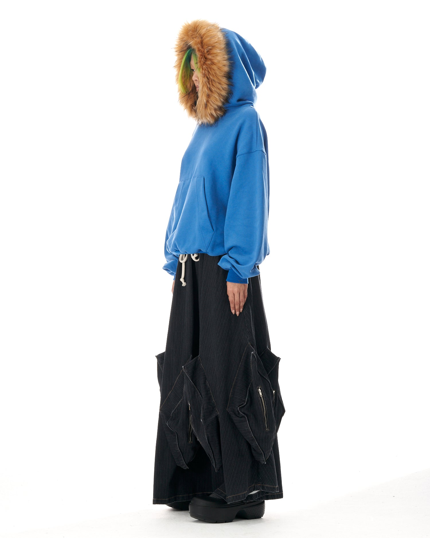 Sleepy Bear Hoodie Blue