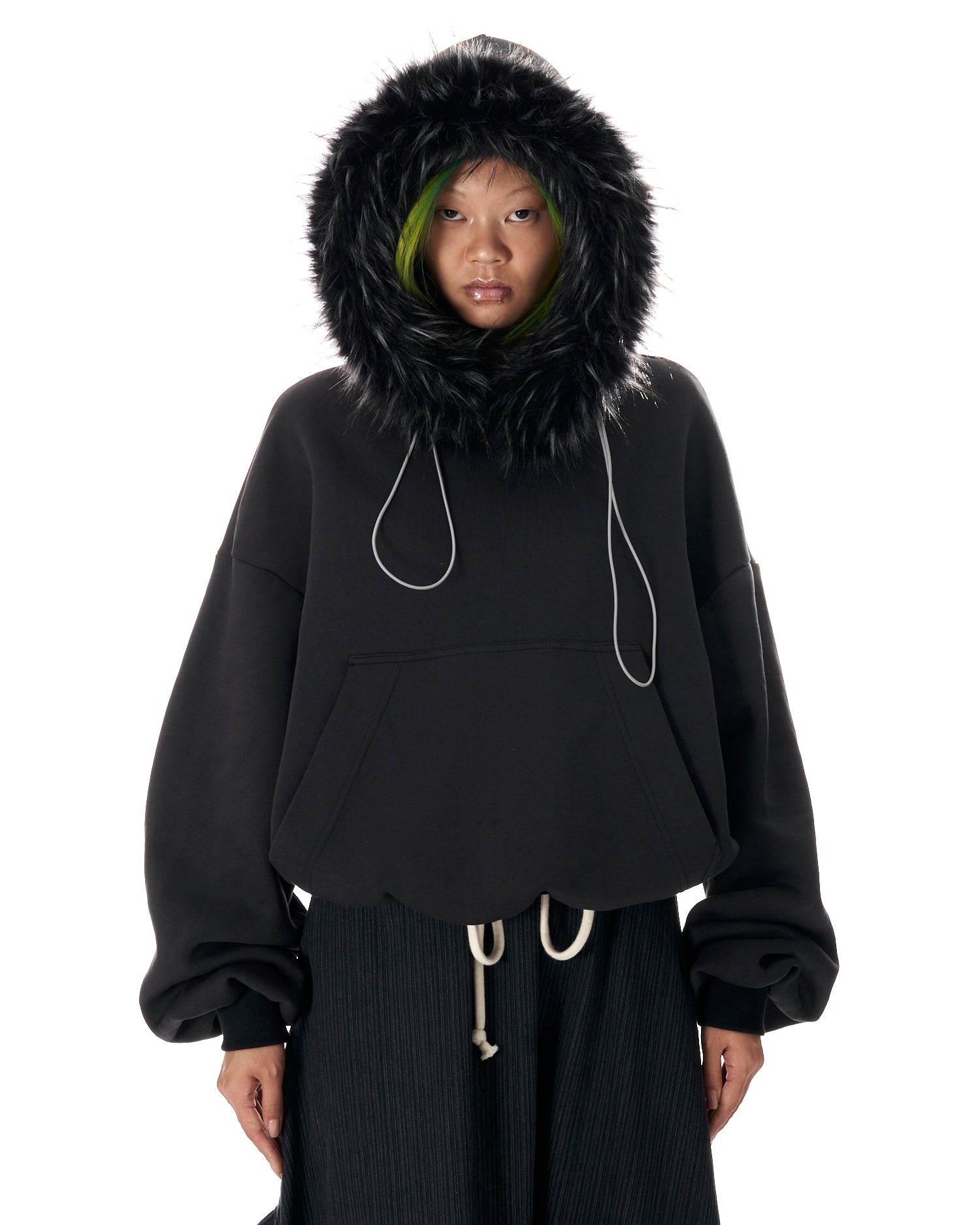 Sleepy Bear Hoodie Black